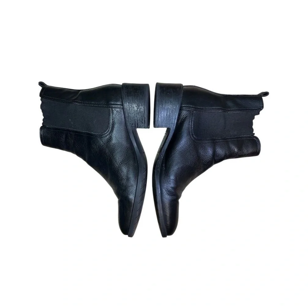 Kenneth Cole Reaction Salt Womens  Chelsea Ankle Boots Black Size 8 EUC - Picture 5 of 9